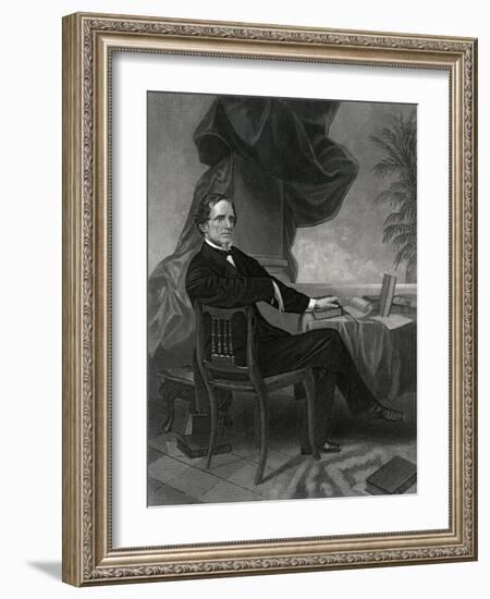 Jefferson Davis-Thomas Nast-Framed Art Print