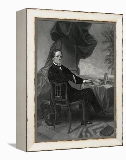 Jefferson Davis-Thomas Nast-Framed Stretched Canvas