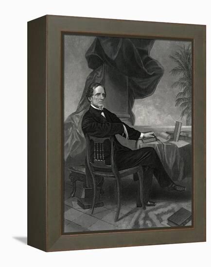 Jefferson Davis-Thomas Nast-Framed Stretched Canvas