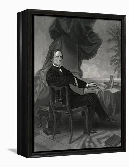 Jefferson Davis-Thomas Nast-Framed Stretched Canvas