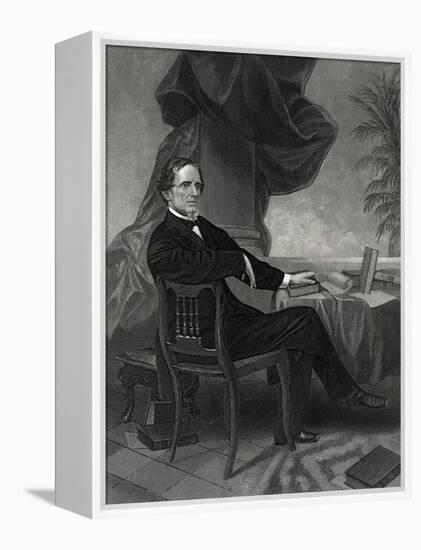 Jefferson Davis-Thomas Nast-Framed Stretched Canvas