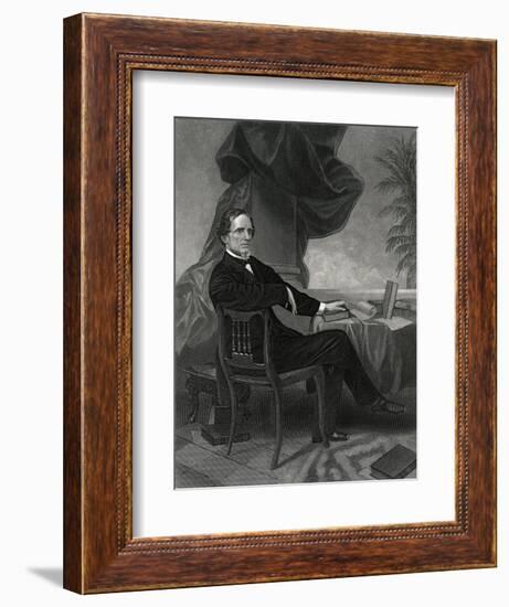 Jefferson Davis-Thomas Nast-Framed Art Print