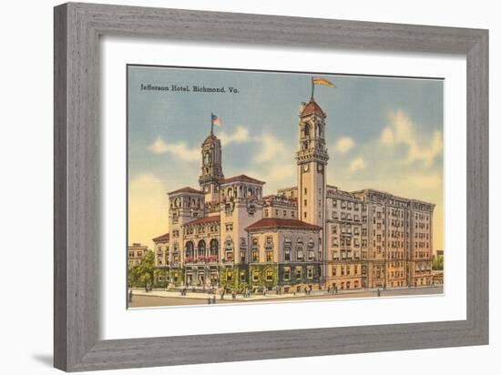 Jefferson Hotel, Richmond, Virginia-null-Framed Art Print