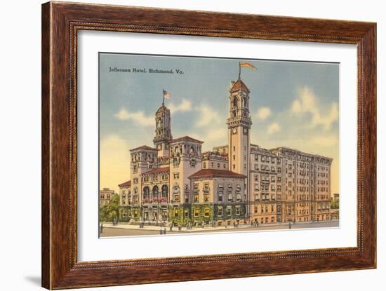 Jefferson Hotel, Richmond, Virginia-null-Framed Art Print