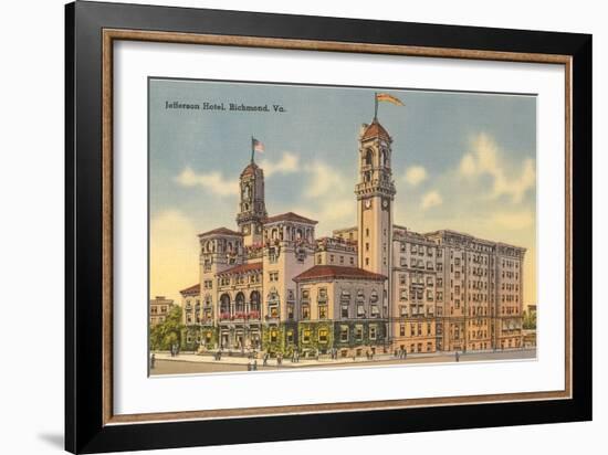 Jefferson Hotel, Richmond, Virginia-null-Framed Art Print