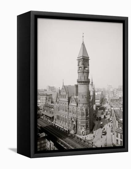 Jefferson Market Court House, New York-null-Framed Stretched Canvas