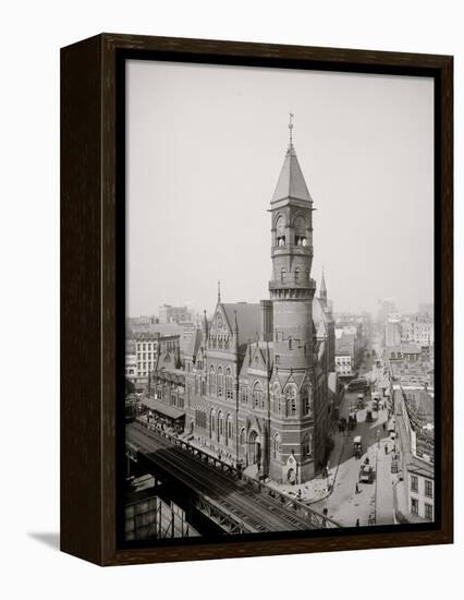 Jefferson Market Court House, New York-null-Framed Stretched Canvas