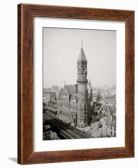 Jefferson Market Court House, New York-null-Framed Photo