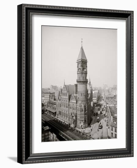 Jefferson Market Court House, New York-null-Framed Photo