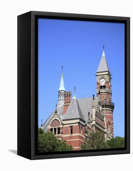Jefferson Market Library,, Greenwich Village, West Village, Manhattan, New York City-Wendy Connett-Framed Premier Image Canvas