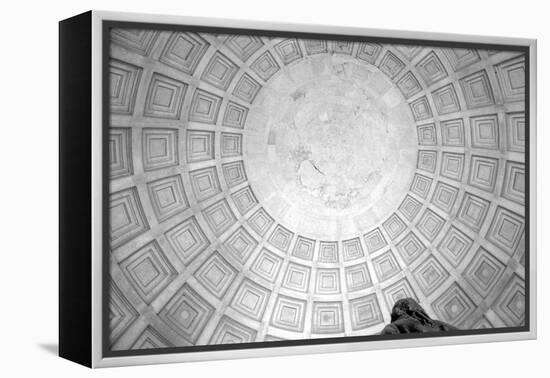 Jefferson Memorial Rotunda Washington DC-null-Framed Stretched Canvas