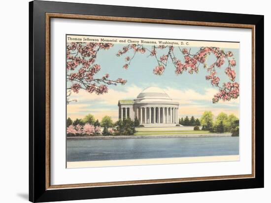 Jefferson Memorial, Tidal Basin-null-Framed Art Print