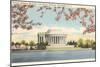 Jefferson Memorial, Tidal Basin-null-Mounted Art Print