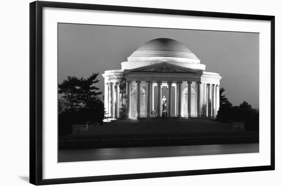 Jefferson Memorial, Washington, D.C. - Black and White Variant-Carol Highsmith-Framed Art Print