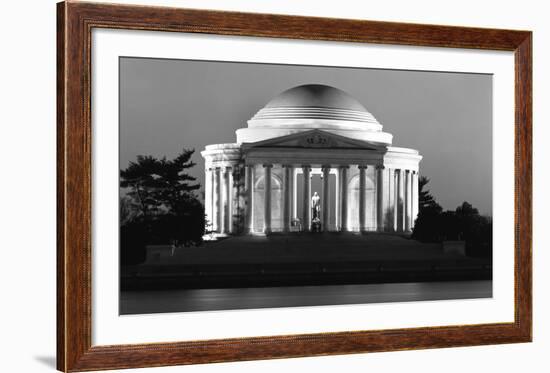 Jefferson Memorial, Washington, D.C. - Black and White Variant-Carol Highsmith-Framed Art Print