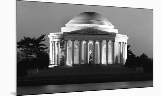 Jefferson Memorial, Washington, D.C. - Black and White Variant-Carol Highsmith-Mounted Art Print