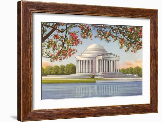 Jefferson Memorial, Washington D.C.-null-Framed Art Print