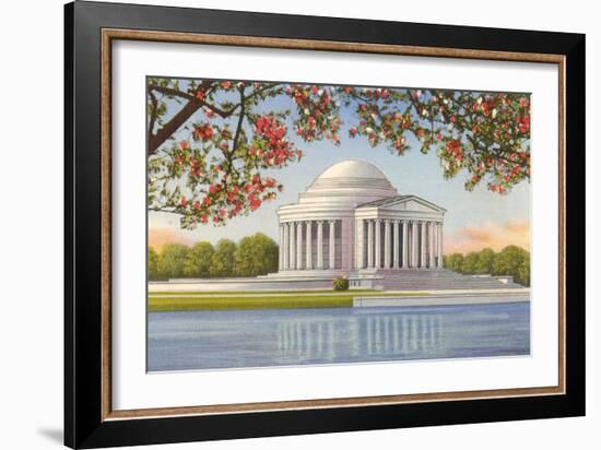 Jefferson Memorial, Washington D.C.-null-Framed Art Print