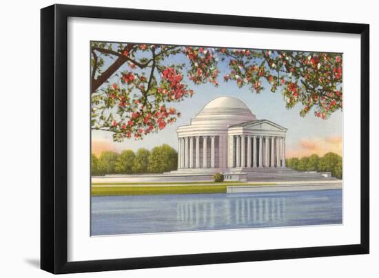 Jefferson Memorial, Washington D.C.-null-Framed Art Print