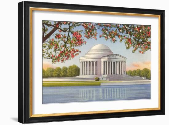 Jefferson Memorial, Washington D.C.-null-Framed Art Print