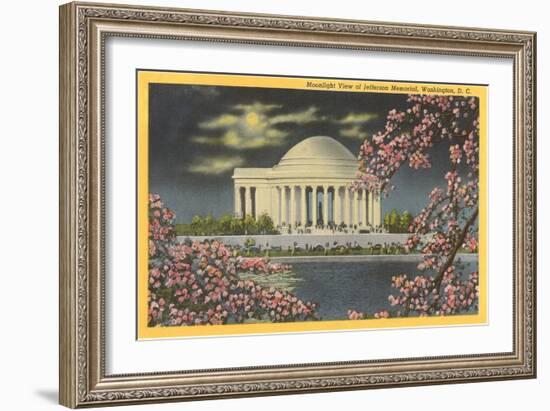 Jefferson Memorial, Washington D.C.-null-Framed Art Print