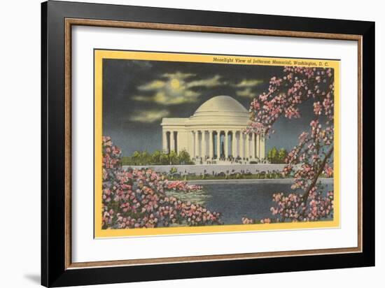 Jefferson Memorial, Washington D.C.-null-Framed Art Print