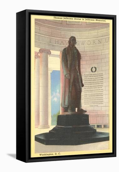 Jefferson Statue, Washington D.C.-null-Framed Stretched Canvas