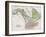 Jeffersonville, Indiana: Map-null-Framed Giclee Print