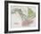 Jeffersonville, Indiana: Map-null-Framed Giclee Print