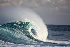 Wave Breaking in Ocean-Jefffarsai-Framed Premier Image Canvas
