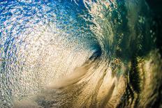 Wave Breaking in Ocean-Jefffarsai-Framed Premier Image Canvas
