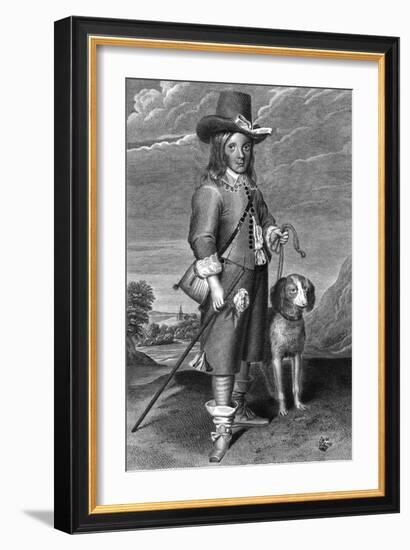 Jeffrey Hudson, Dwarf-GP Harding-Framed Art Print