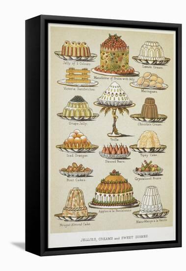 Jellies, Creams and Sweet Dishes-Isabella Beeton-Framed Premier Image Canvas