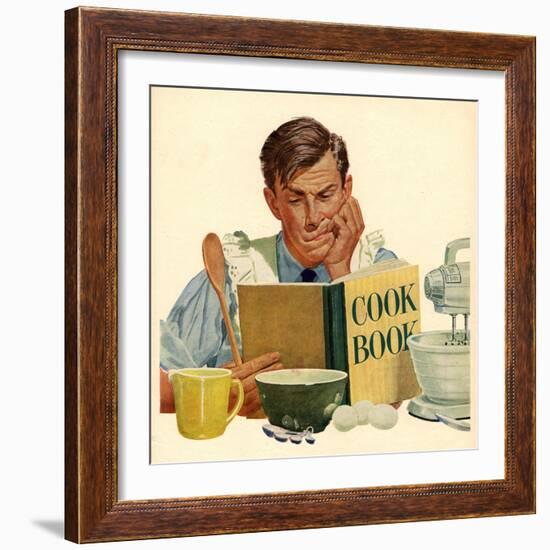 Jello, Cooking Recipes Books Jell-O, USA, 1950-null-Framed Giclee Print