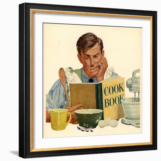 Jello, Cooking Recipes Books Jell-O, USA, 1950-null-Framed Giclee Print