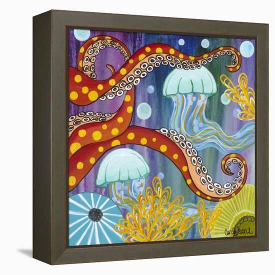 Jelly Fish-Carla Bank-Framed Premier Image Canvas