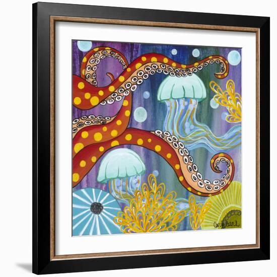 Jelly Fish-Carla Bank-Framed Giclee Print