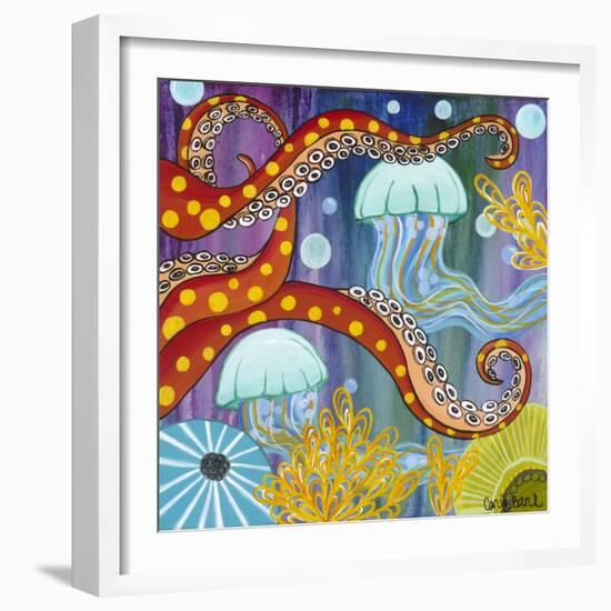 Jelly Fish-Carla Bank-Framed Giclee Print