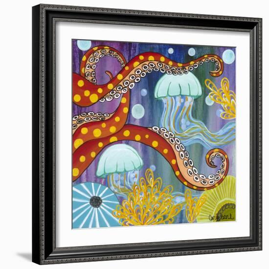 Jelly Fish-Carla Bank-Framed Giclee Print