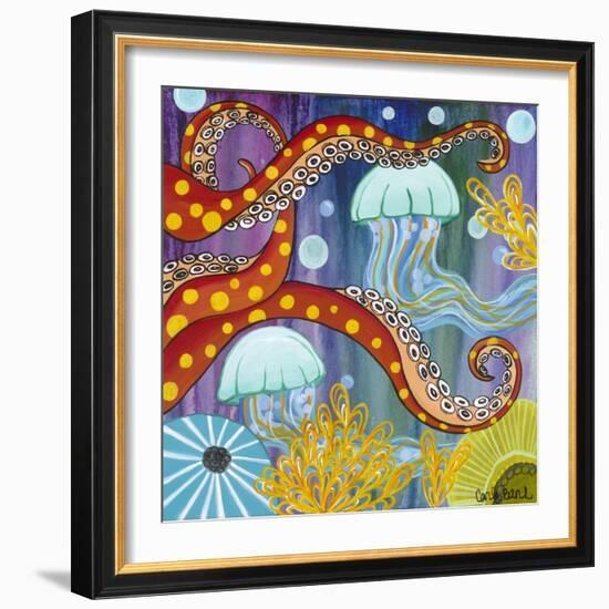 Jelly Fish-Carla Bank-Framed Giclee Print