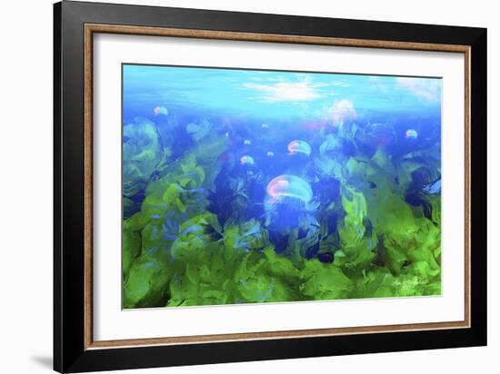 Jelly Fish-Ata Alishahi-Framed Giclee Print