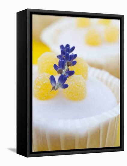 Jelly - Muffin with Lavender, Detail-C. Nidhoff-Lang-Framed Premier Image Canvas