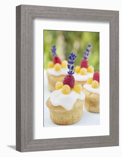 Jelly - Muffins with Raspberry and Lavender-C. Nidhoff-Lang-Framed Photographic Print