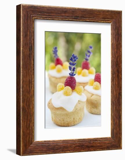 Jelly - Muffins with Raspberry and Lavender-C. Nidhoff-Lang-Framed Photographic Print