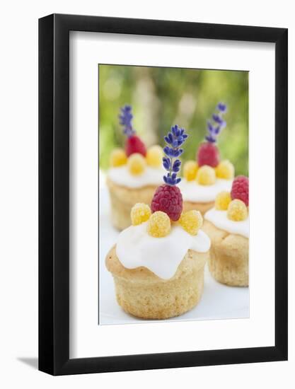 Jelly - Muffins with Raspberry and Lavender-C. Nidhoff-Lang-Framed Photographic Print