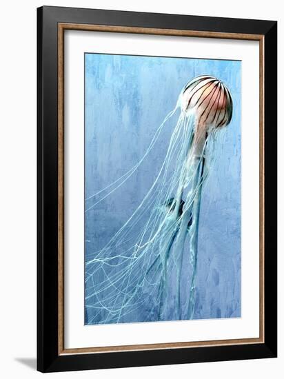 Jelly Swim-Kimberly Allen-Framed Art Print