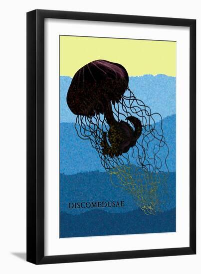 Jellyfish: Discomedusae-Ernst Haeckel-Framed Premium Giclee Print