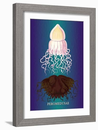 Jellyfish: Peromedusae-Ernst Haeckel-Framed Art Print