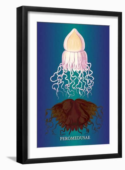 Jellyfish: Peromedusae-Ernst Haeckel-Framed Art Print