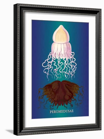 Jellyfish: Peromedusae-Ernst Haeckel-Framed Art Print